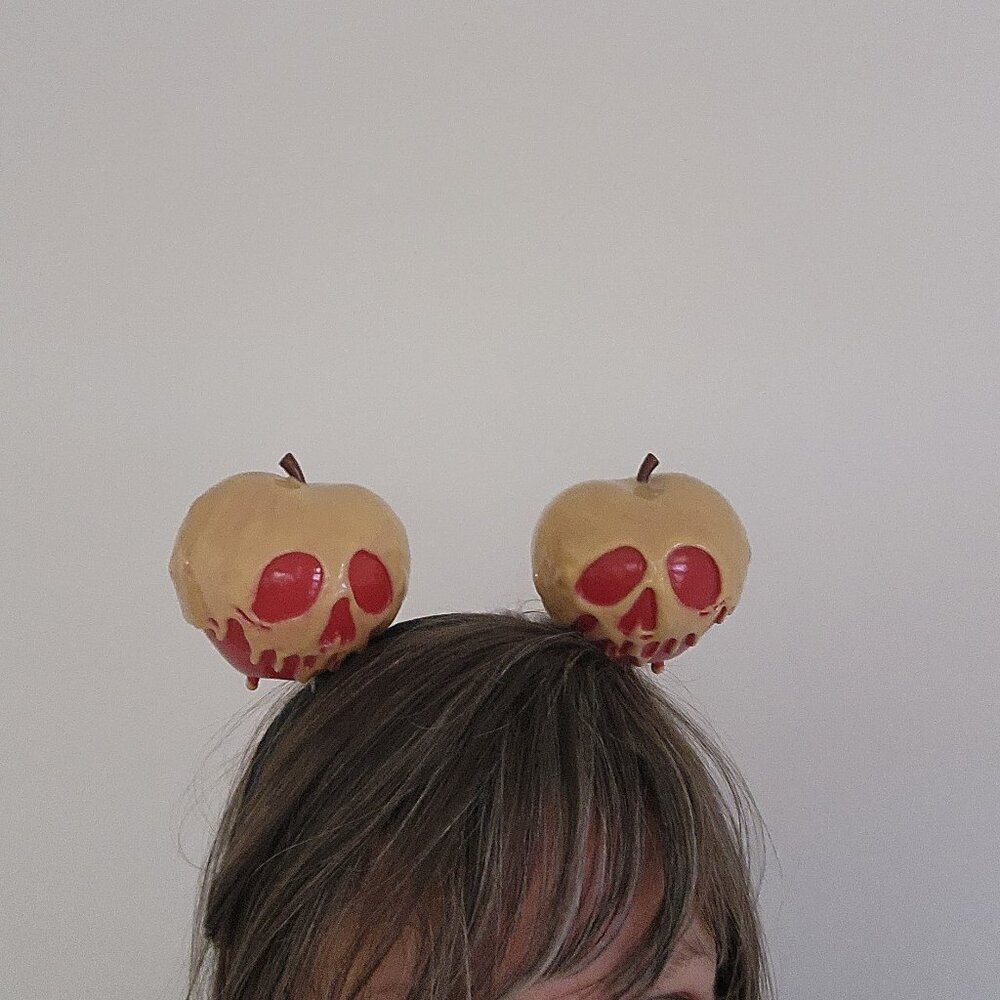 Disney poisoned apple headband.  Glow in the dark